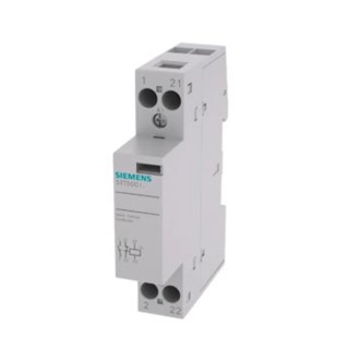 Siemens 5TT Contactor, 230V AC Coil, 2-Pole, 20 A, 2.6 W Power Rating, 1 NO/1 NC, Screw Mount 5TT5001-0