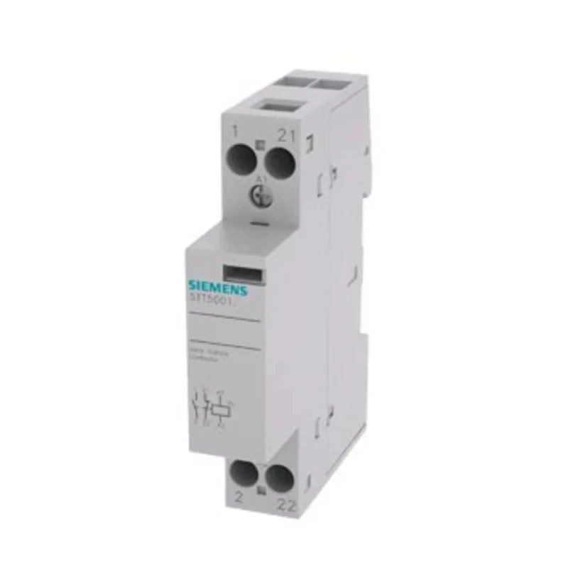 Siemens 5TT Contactor, 230V AC Coil, 2-Pole, 20 A, 2.6 W Power Rating, 1 NO/1 NC, Screw Mount 5TT5001-0