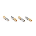 Amphenol Industrial Automotive Connector Terminal Female Solid Crimp, Gold Plating, Copper Alloy, 7.5A, 2mm AT62-201-2031