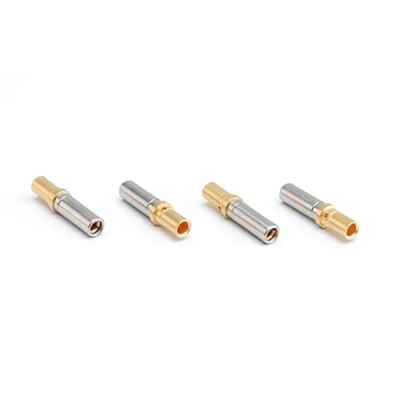 Amphenol Industrial Automotive Connector Terminal Female Solid Crimp, Gold Plating, Copper Alloy, 7.5A, 2mm AT62-201-2031