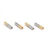Amphenol Industrial Automotive Connector Terminal Female Solid Crimp, Gold Plating, Copper Alloy, 7.5A, 2mm AT62-201-2031