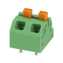 Phoenix Contact Angled Wave Soldering Mount PCB Terminal Block 2 Contacts 5 mm Pitch 2 Row 1862411