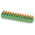 Phoenix Contact PCB Terminal Block SPTAF 1/13-5.0-LL Series Angled 13 Contacts, 5 mm Pitch, 320V, 13.5A 1864545