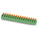 Phoenix Contact Angled PCB Terminal Block 16 Contacts 5 mm Pitch 13.5A Polyamide Housing 2 Row 1864574