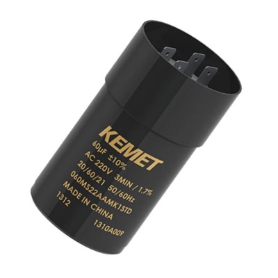 KEMET Aluminium Electrolytic Capacitor 60μF 260V ac Cylindrical Can Snap-in 060MS26ACMA1STD