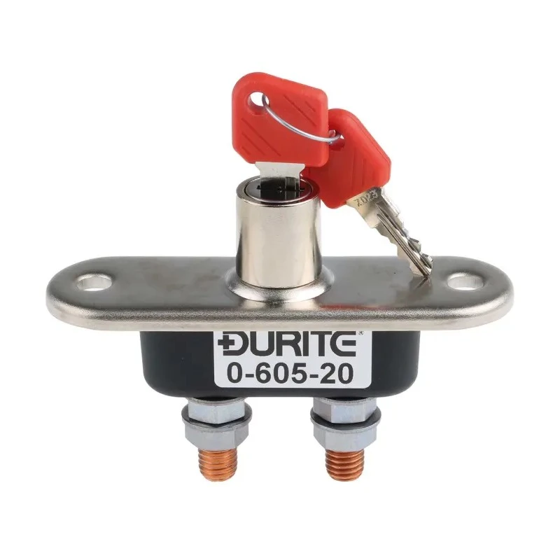 RS PRO Battery Isolator Switch, 100A, 24V DC, Metal Casing, Panel Mount 325-4856