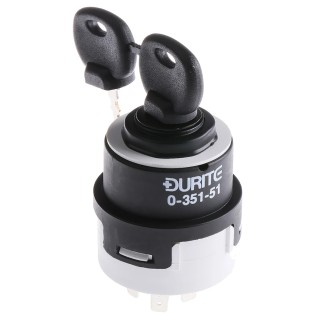 RS PRO Automotive Ignition Switch 70A 4-Way, Off-Start Operation, Key Trapping, 24V DC 325-4862