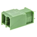 Phoenix Contact Pluggable Terminal Block 2-Contact 7.62 mm Pitch 1 Row 630V 20A Green Housing Polybutylene 1804687
