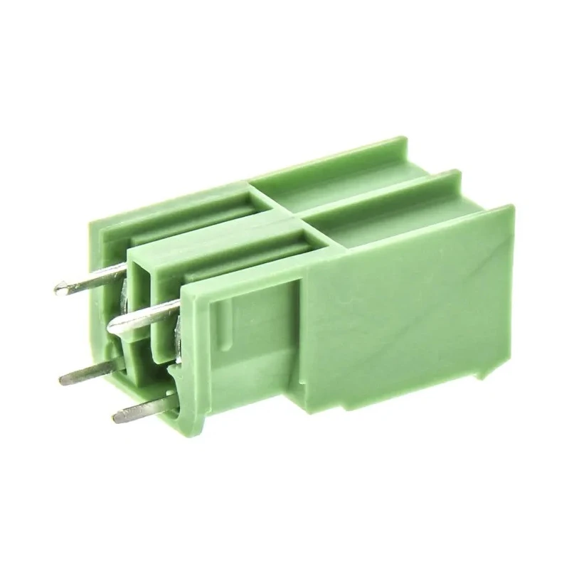 Phoenix Contact Pluggable Terminal Block 2-Contact 7.62 mm Pitch 1 Row 630V 20A Green Housing Polybutylene 1804687
