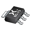Nexperia PNP Bipolar Transistor 1 A, 80 V, 3-Pin SOT-223 Surface Mount BCP53-16TX