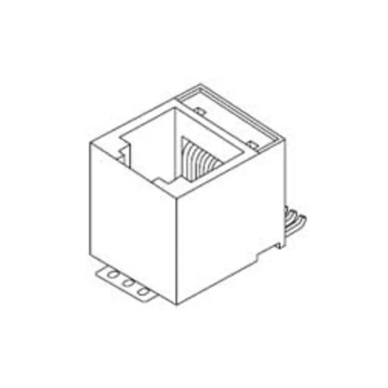 Molex RJ11 Female Modular Jack Connector, Surface Mount, Cat3 Unshielded Vertical 2 Port 1 Way RJ11