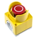 ABB 1SFA Series Surface Mount Pull Release Emergency Stop Push Button, 2 NC Contacts, IP66/IP67/IP69K, Plastic CEPY1-2002