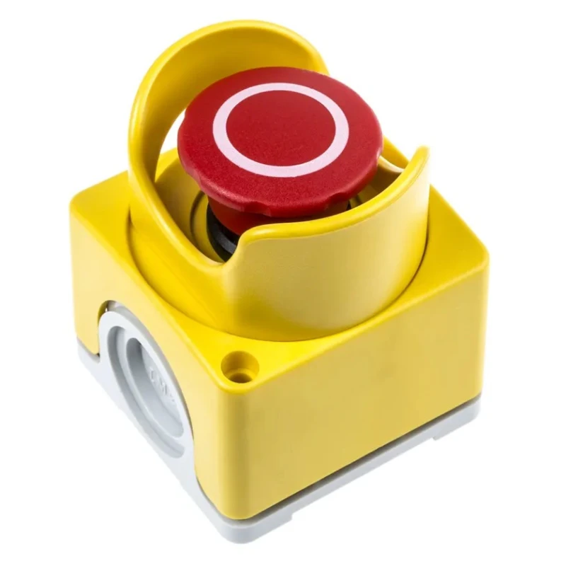 ABB 1SFA Series Surface Mount Pull Release Emergency Stop Push Button, 2 NC Contacts, IP66/IP67/IP69K, Plastic CEPY1-2002