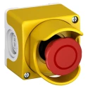 ABB 1SFA Series Surface Mount Pull Release Emergency Stop Push Button, 2 NC Contacts, IP66/IP67/IP69K, Plastic CEPY1-2002