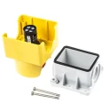 ABB 1SFA Series Surface Mount Pull Release Emergency Stop Push Button, 2 NC Contacts, IP66/IP67/IP69K, Plastic CEPY1-2002