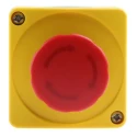 ABB 1SFA Series Twist Release Emergency Stop Push Button Surface Mount 30 mm Cutout 2 NC Contacts IP66 IP67 IP69K CEPY1-1001
