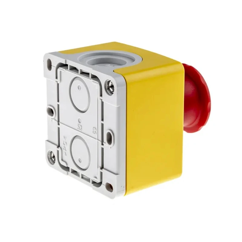 ABB 1SFA Series Twist Release Emergency Stop Push Button Surface Mount 30 mm Cutout 2 NC Contacts IP66 IP67 IP69K CEPY1-1001
