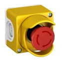 ABB 1SFA Series Twist Release Emergency Stop Push Button Surface Mount 30 mm Cutout 2 NC Contacts IP66 IP67 IP69K CEPY1-1001