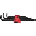 Wera 9 Piece L Metric Hex Key Set with Hex-Plus Profile, Hex Ball End, Sizes 1.5 to 10 mm 05022086001