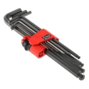 Wera 9 Piece L Metric Hex Key Set with Hex-Plus Profile, Hex Ball End, Sizes 1.5 to 10 mm 05022086001
