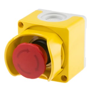 ABB Emergency Stop Push Button Surface Mount 2 NC Contacts IP66 IP69K IP67 CEPY1-2001
