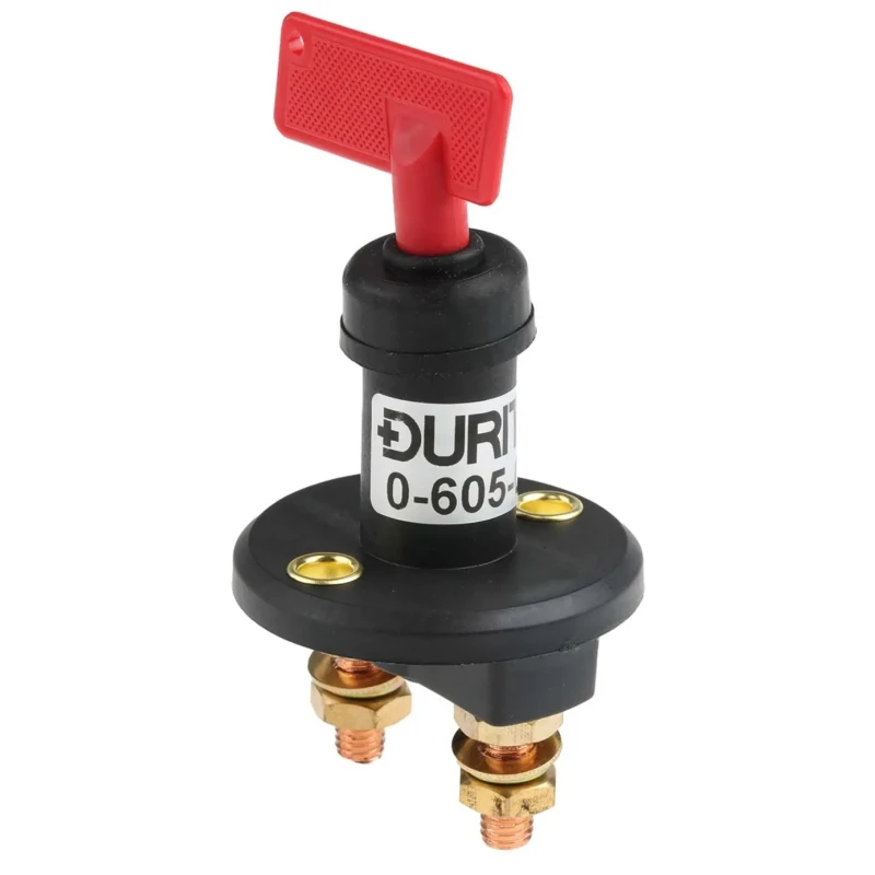 RS PRO 2-Pole Panel Mount Battery Isolator Switch IP43 100A 24V Rotary Switch 325-4840
