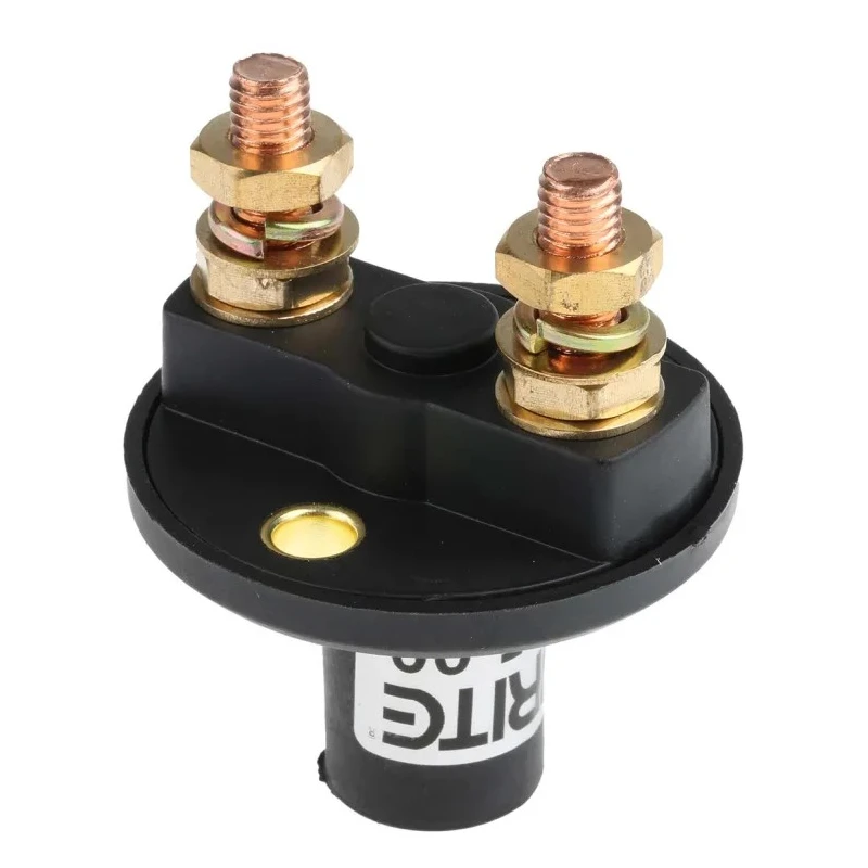 RS PRO 2-Pole Panel Mount Battery Isolator Switch IP43 100A 24V Rotary Switch 325-4840