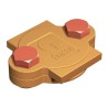 WJ Furse Copper Earth Clamp Max Conductor Size 8 mm 7TCA083610R0002 CN105-H