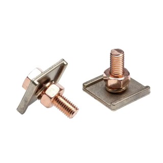WJ Furse Copper Earth Clamp Tape Bonding Clamp Max. Conductor Size 120 mm² Nominal Rod Diameter 10 mm Width 26 mm 153-2956