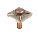 WJ Furse Copper Earth Clamp Tape Bonding Clamp Max. Conductor Size 120 mm² Nominal Rod Diameter 10 mm Width 26 mm 153-2956