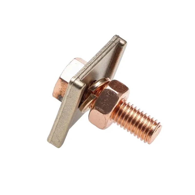 WJ Furse Copper Earth Clamp Tape Bonding Clamp Max. Conductor Size 120 mm² Nominal Rod Diameter 10 mm Width 26 mm 153-2956