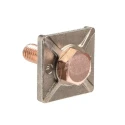 WJ Furse Copper Earth Clamp Tape Bonding Clamp Max. Conductor Size 120 mm² Nominal Rod Diameter 10 mm Width 26 mm 153-2956