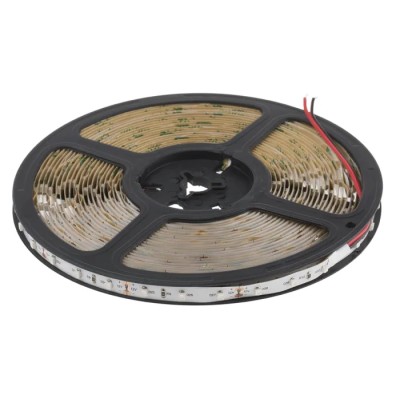 RS PRO 12V Red Flexible LED Strip Light 10 m Length, 60 LEDs/m, 4.8W/m IP20 153-3625