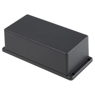 RS PRO Flanged Grey Grey Lid ABS Enclosure, IP40, 60 mm x 190 mm x 86 mm IP40