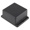 RS PRO Flanged Grey ABS Enclosure with Grey Lid IP40, 43.5 mm x 100.6 mm x 80.6 mm IP40