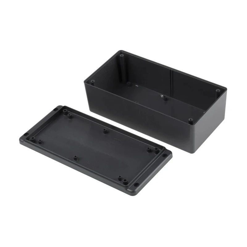 RS PRO Flanged Grey Grey Lid ABS Enclosure, IP40, 60 mm x 190 mm x 86 mm IP40