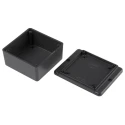 RS PRO Flanged Grey ABS Enclosure with Grey Lid IP40, 43.5 mm x 100.6 mm x 80.6 mm IP40