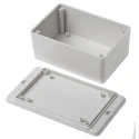 RS PRO Flanged White ABS Enclosure with White Lid, IP40, 50.5 mm x 127 mm x 70.6 mm IP40