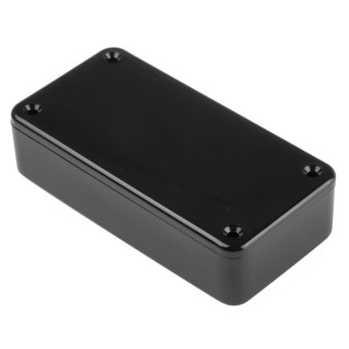 RS PRO Black Lid ABS Enclosure IP54 25 mm x 100 mm x 50 mm IP54