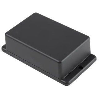 RS PRO Flanged Grey Lid ABS General Purpose Enclosure IP40 35.5 mm x 127 mm x 70.6 mm IP40