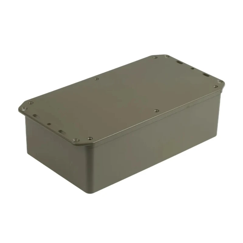 RS PRO Flanged Grey Grey Lid ABS Enclosure IP54, 61 mm x 210 mm x 112 mm IP54