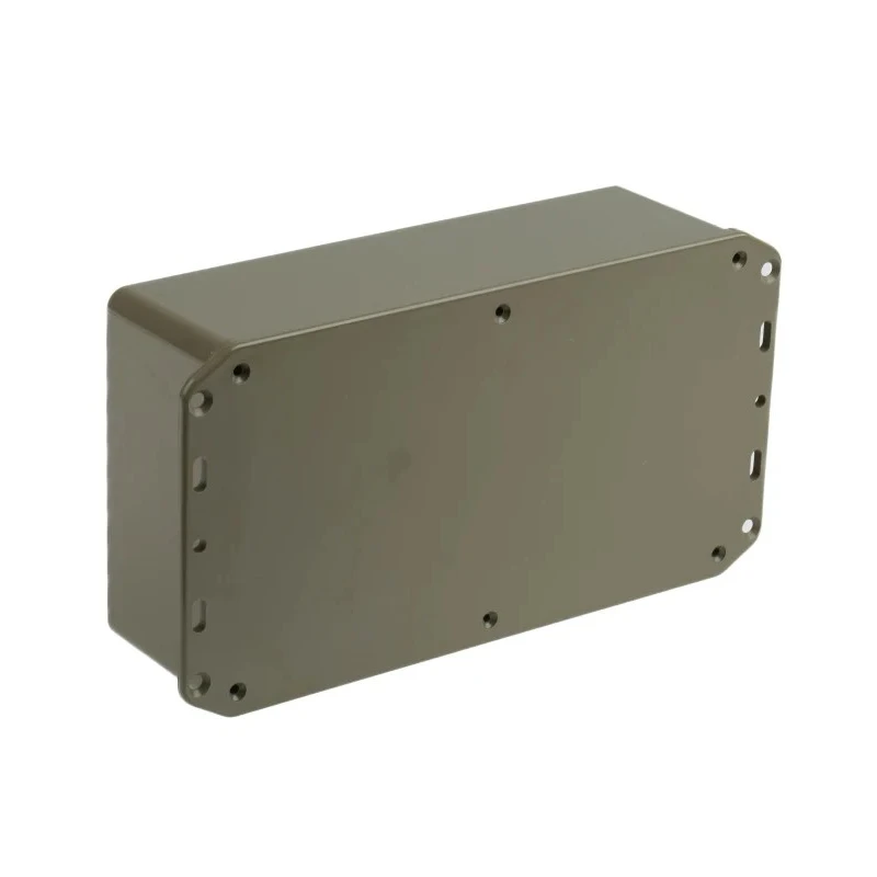 RS PRO Flanged Grey Grey Lid ABS Enclosure IP54, 61 mm x 210 mm x 112 mm IP54