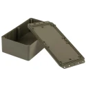RS PRO Flanged Grey Grey Lid ABS Enclosure IP54, 61 mm x 210 mm x 112 mm IP54