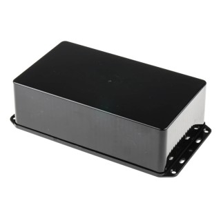 CAMDENBOSS RS PRO Flanged Black Black Lid ABS Enclosure IP54 61 mm x 210 mm x 112 mm 153-3684
