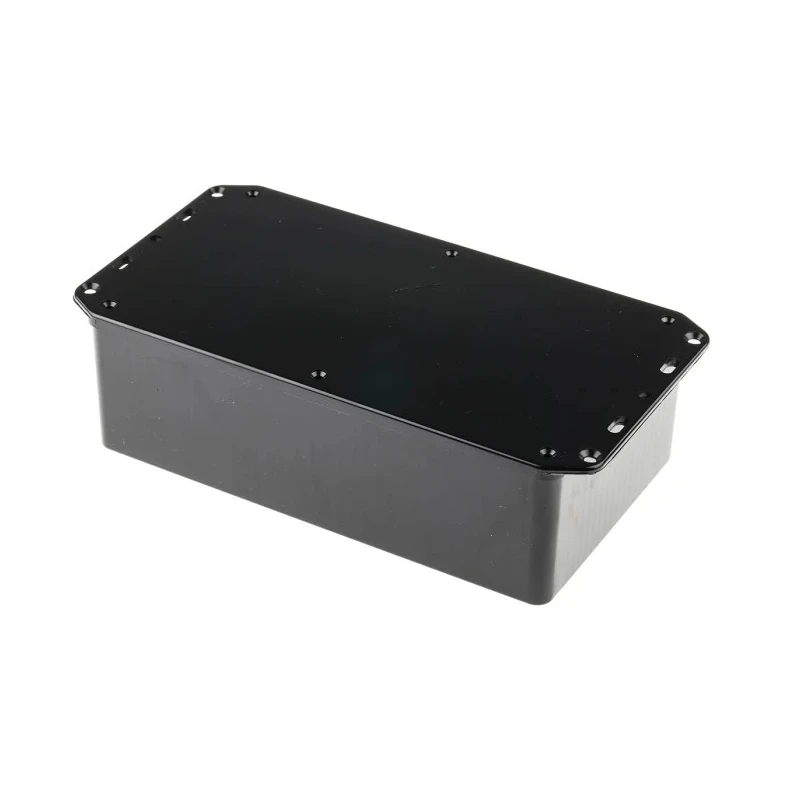 CAMDENBOSS RS PRO Flanged Black Black Lid ABS Enclosure IP54 61 mm x 210 mm x 112 mm 153-3684