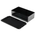 CAMDENBOSS RS PRO Flanged Black Black Lid ABS Enclosure IP54 61 mm x 210 mm x 112 mm 153-3684