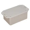 RS PRO Flanged Grey Grey Lid ABS Enclosure IP54 39.5 mm x 108.2 mm x 58.2 mm IP54