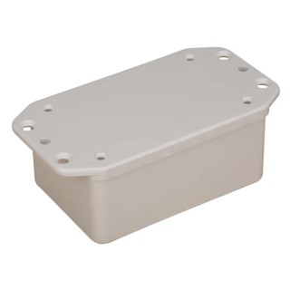 RS PRO Flanged Grey Grey Lid ABS Enclosure IP54 39.5 mm x 108.2 mm x 58.2 mm IP54