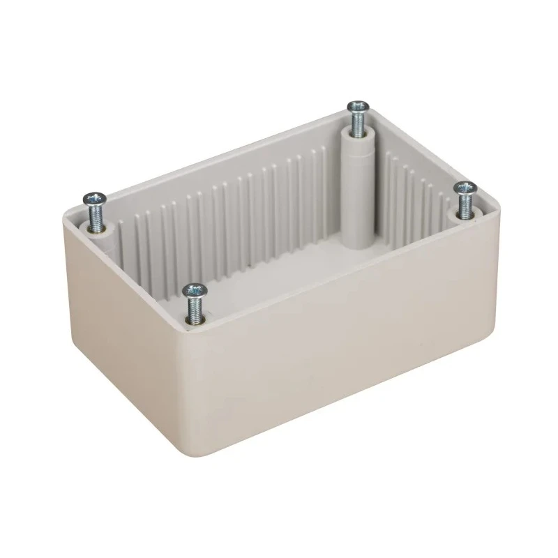 RS PRO Flanged Grey Grey Lid ABS Enclosure IP54 39.5 mm x 108.2 mm x 58.2 mm IP54