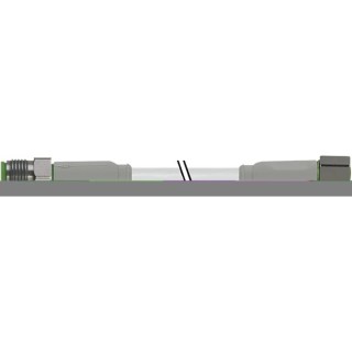 RS PRO Sensor Actuator Cable Male 4 Way Straight to Female 4 Way Straight, 5m Length 30V AC, Polyvinyl Chloride 154-7776